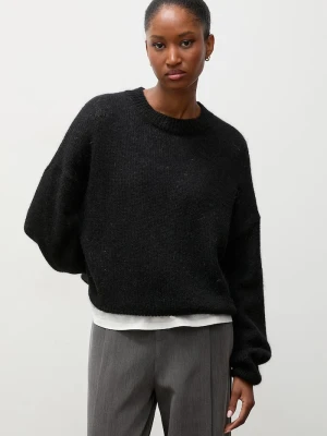 Answear.LAB sweter damski z dodatkiem wełny czarny