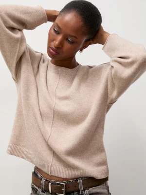 Answear.LAB sweter damski z kaszmirem beżowy