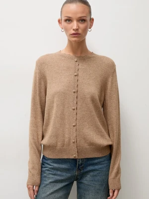 Answear.LAB sweter damski z wełną brązowy
