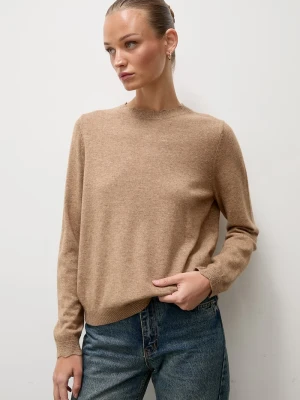 Answear.LAB sweter damski z wełną brązowy