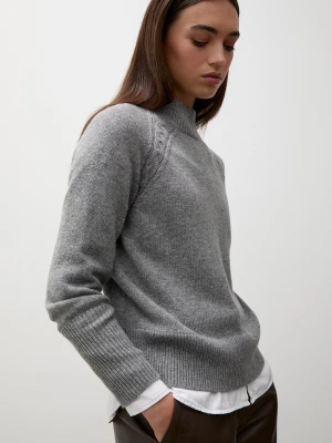 Answear.LAB sweter damski z wełną szary