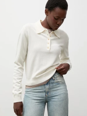Answear.LAB sweter damski z wełny merino beżowy