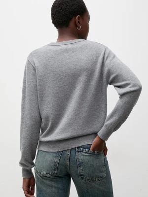 Answear.LAB sweter damski z wełny merino szary