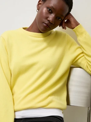 Answear.LAB sweter damski z wełny merino żółty