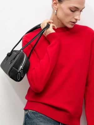 Answear.LAB sweter wełniany damski kolor czerwony lekki