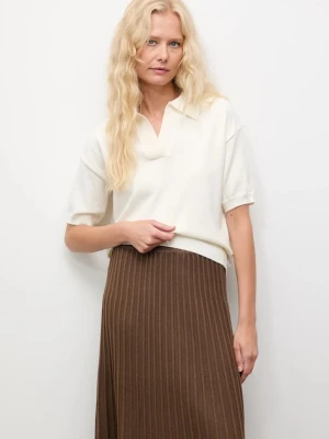 Answear.LAB sweter z kaszmirem damski kolor beżowy lekki