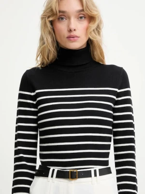 Answear.LAB sweter z kaszmirem damski kolor czarny lekki z golfem