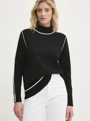 Answear Lab sweter z kaszmirem kolor czarny z golfem Answear.LAB