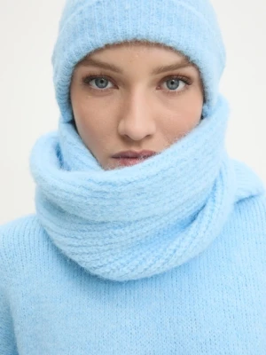 Answear.LAB sweter z wełną + czapka i szalik