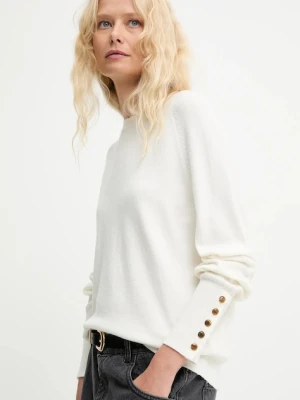 Answear.LAB sweter z wełną damski kolor beżowy lekki