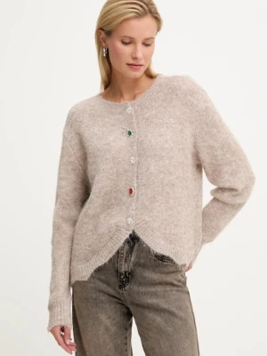 Answear.LAB sweter z wełną damskie kolor beżowy lekki