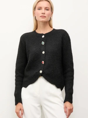 Answear.LAB sweter z wełną damskie kolor czarny lekki