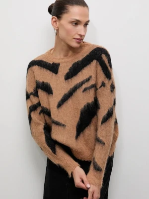 Answear.LAB sweter z wełną kolor brązowy lekki