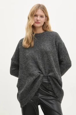 Answear Lab sweter z wełną kolor czarny