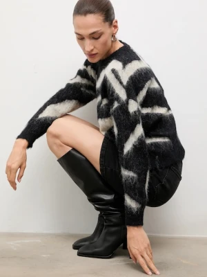 Answear.LAB sweter z wełną kolor czarny