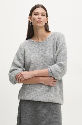 Answear Lab sweter z wełną kolor szary