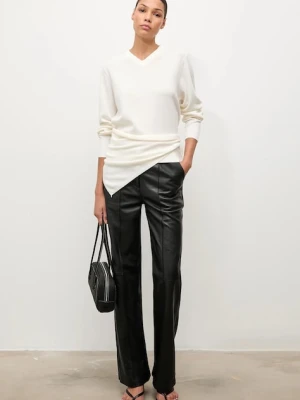 Answear.LAB sweter z wełny merino z apaszką