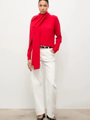 Answear.LAB sweter z wełny merino z szalem