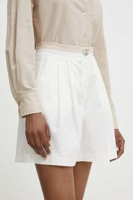 Answear Lab szorty damskie kolor biały gładkie high waist