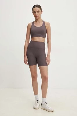 Answear Lab szorty damskie kolor brązowy gładkie high waist