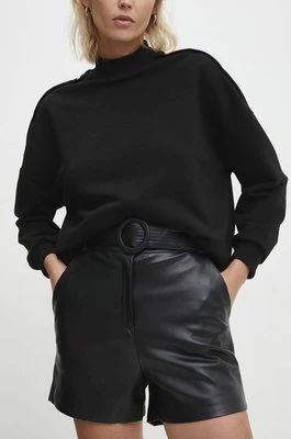 Answear Lab szorty damskie kolor czarny gładkie high waist