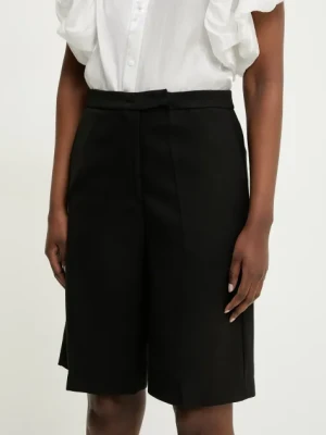 Answear Lab szorty damskie kolor czarny gładkie high waist