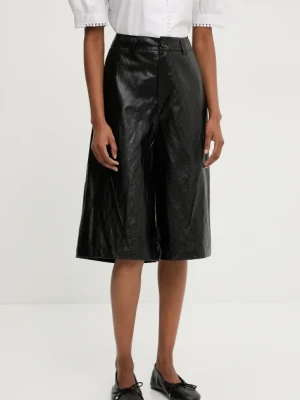 Answear Lab szorty damskie kolor czarny gładkie high waist
