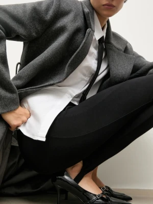 Answear.LAB szpilki skórzane kolor czarny