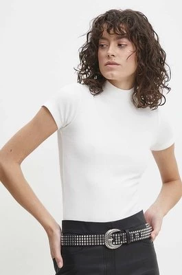 Answear Lab t-shirt bawełniany 2-pack damski kolor czarny z półgolfem