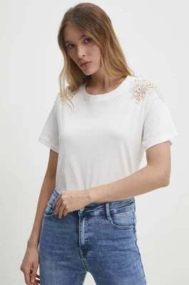 Answear Lab t-shirt bawełniany damski kolor biały