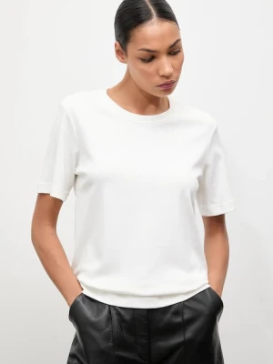 Answear.LAB t-shirt bawełniany damski kolor biały