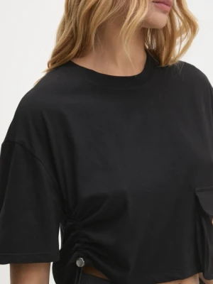 Answear.LAB t-shirt bawełniany damski kolor czarny