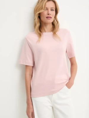 Answear.LAB t-shirt bawełniany damski kolor różowy