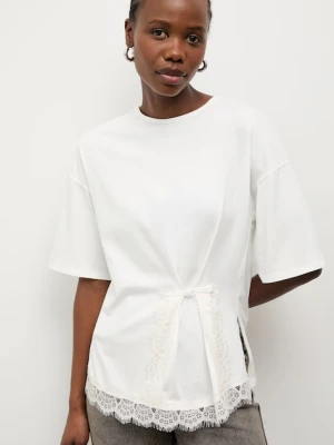 Answear.LAB T-shirt damski bawełniany z elastanem