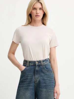 Zdjęcie produktu Answear Lab t-shirt damski kolor beżowy