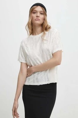Answear Lab t-shirt damski kolor biały