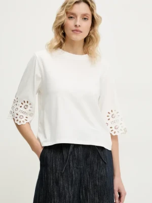 Answear Lab t-shirt damski kolor biały