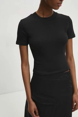 Answear Lab t-shirt damski kolor czarny