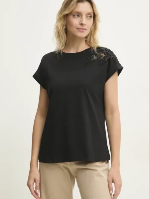 Answear.LAB t-shirt damski kolor czarny