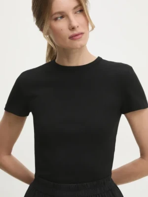Answear Lab t-shirt damski kolor czarny