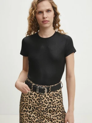 Answear.LAB t-shirt damski kolor czarny