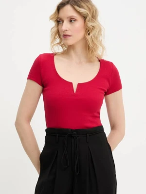 Answear Lab t-shirt damski kolor czerwony