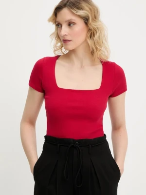 Answear Lab t-shirt damski kolor czerwony