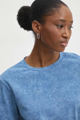 Answear Lab t-shirt damski kolor niebieski