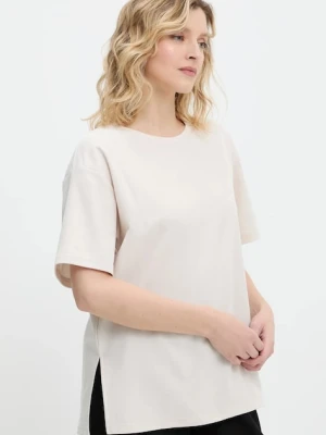 Zdjęcie produktu Answear Lab t-shirt damskie kolor beżowy