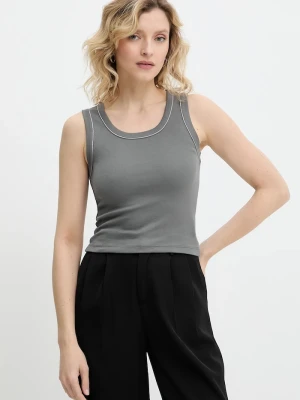 Answear.LAB top bawełniany szary