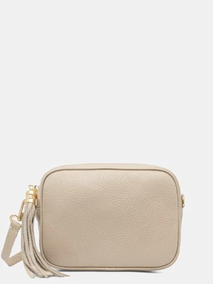 Answear.LAB torebka crossbody damska skórzana beżowy