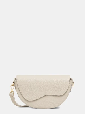 Answear.LAB torebka crossbody damska skórzana beżowy