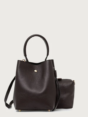 Answear.LAB torebka crossbody damska skórzana brązowy