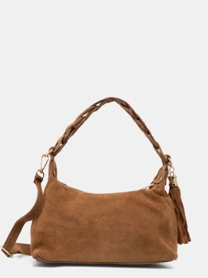 Answear.LAB torebka crossbody damska zamszowa